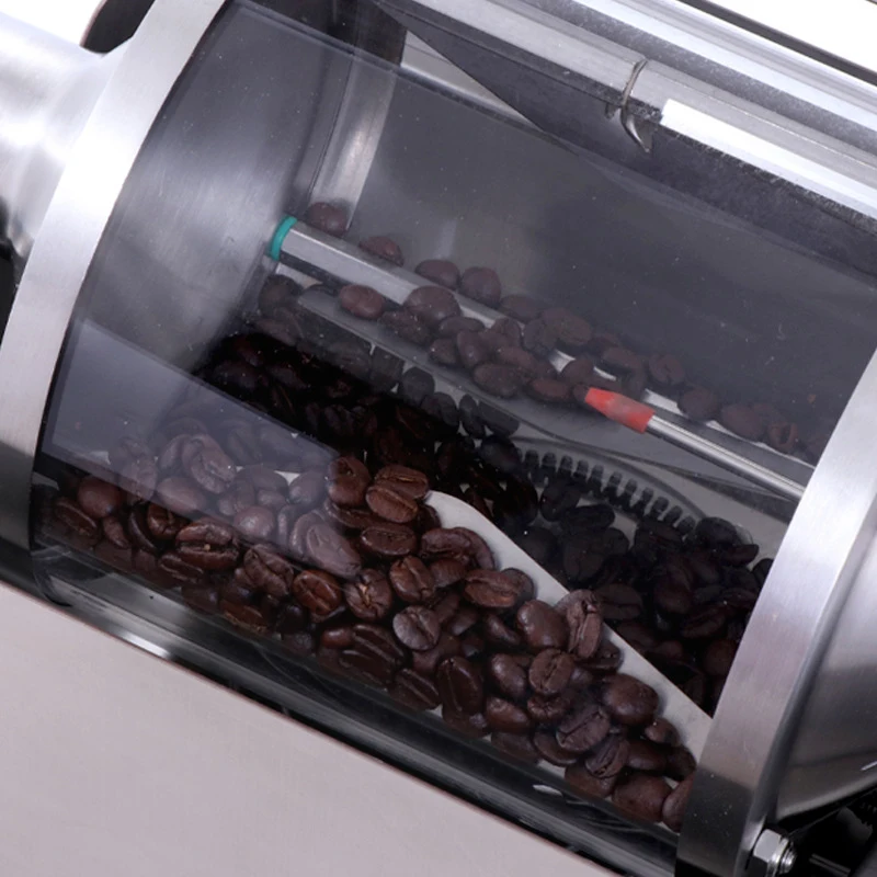 محمصة القهوة المنزلية التجارية محمصة حبوب البن الحرارية مقاومة درجات الحرارة العالية الكوارتز الزجاج طبل AS3-S400 1200 واط #1