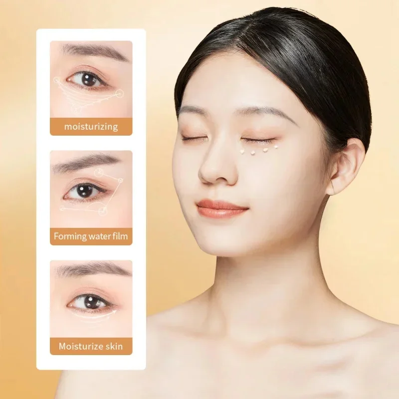 Crème anti-poches pour les yeux, produit hydratant et éclaircissant, élimine les poches et les ridules