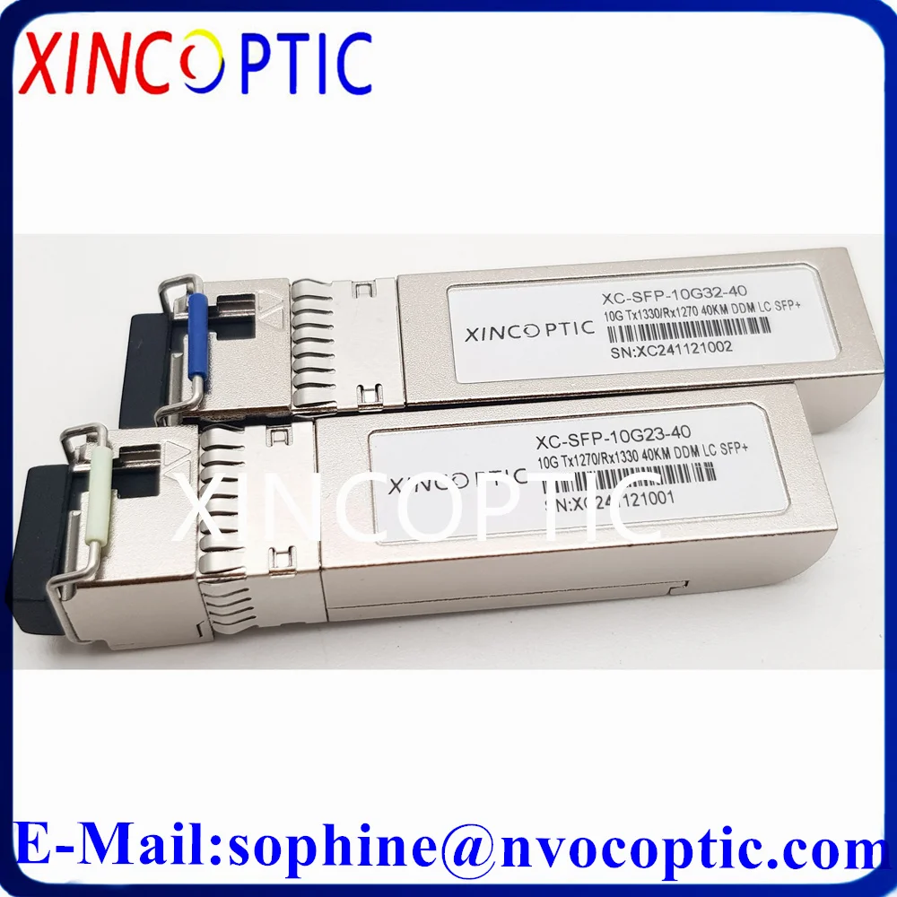 10Pairs 10G SFP+ Optical Transceiver,SFP-10G-Bidi SFP+ 10G 40KM DDM LC Fiber Optic Transceiver Compatible Cisco Huawei H3C Nokia