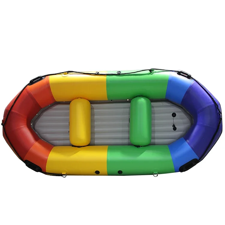 Durable And Portable Inflatable 320 Rafting Boat For Rafting Rowing Fishing Lake Sports Made Of PVC Hypalon With A PC Hull