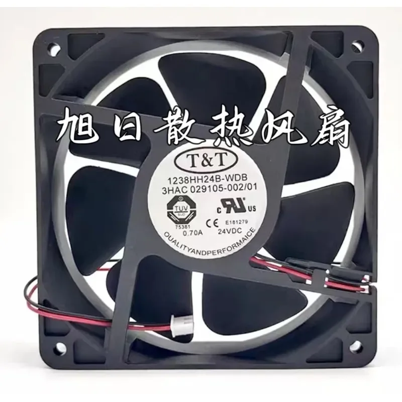 for 1238HH24B-WDB ABB Robot Controller Cooling Fan for 3HAC029105-002 with Plug