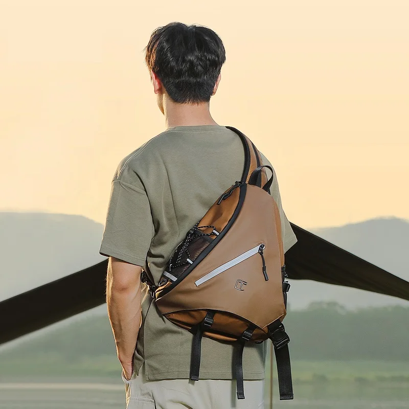 TangCool Men Shoulder Bags Sport Man Crossbody Bag Outdoor Male Chest Bags Unisex Backpacks
