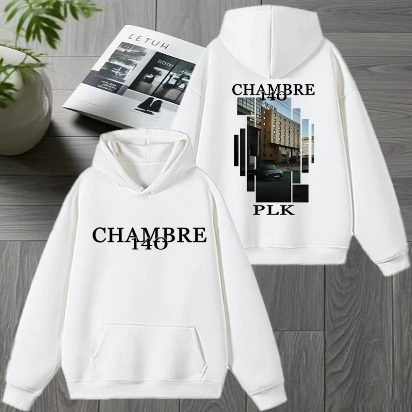 Unisex PLK CHAMBRE 140 World Tour 2025 Hoodie, Men Women Double Sided Printed Fleece Pullover, Autumn Winter Casual Sweatshirt