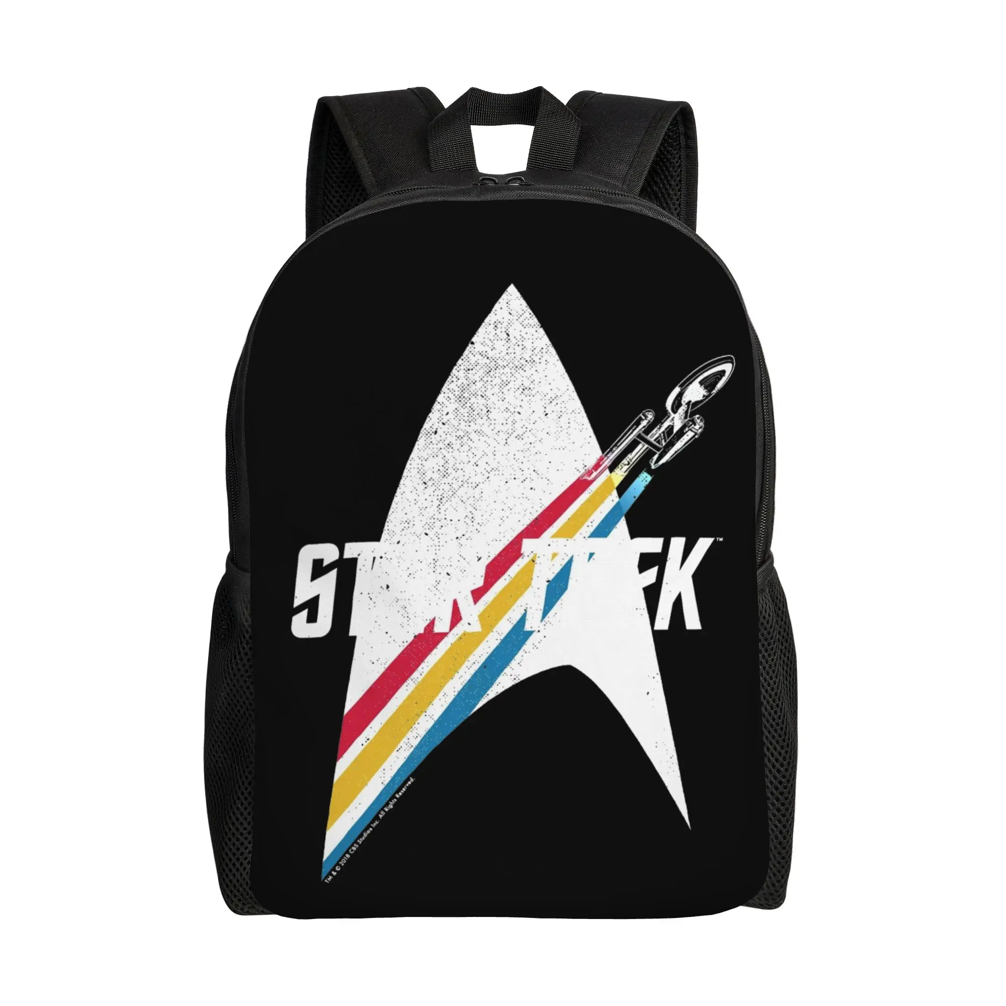 

Рюкзак Stars Treks в стиле ретро для мужчин и женщин, повседневный студенческий рюкзак для походов и путешествий, сумка через плечо для ноутбука, легкая сумка для ноутбука