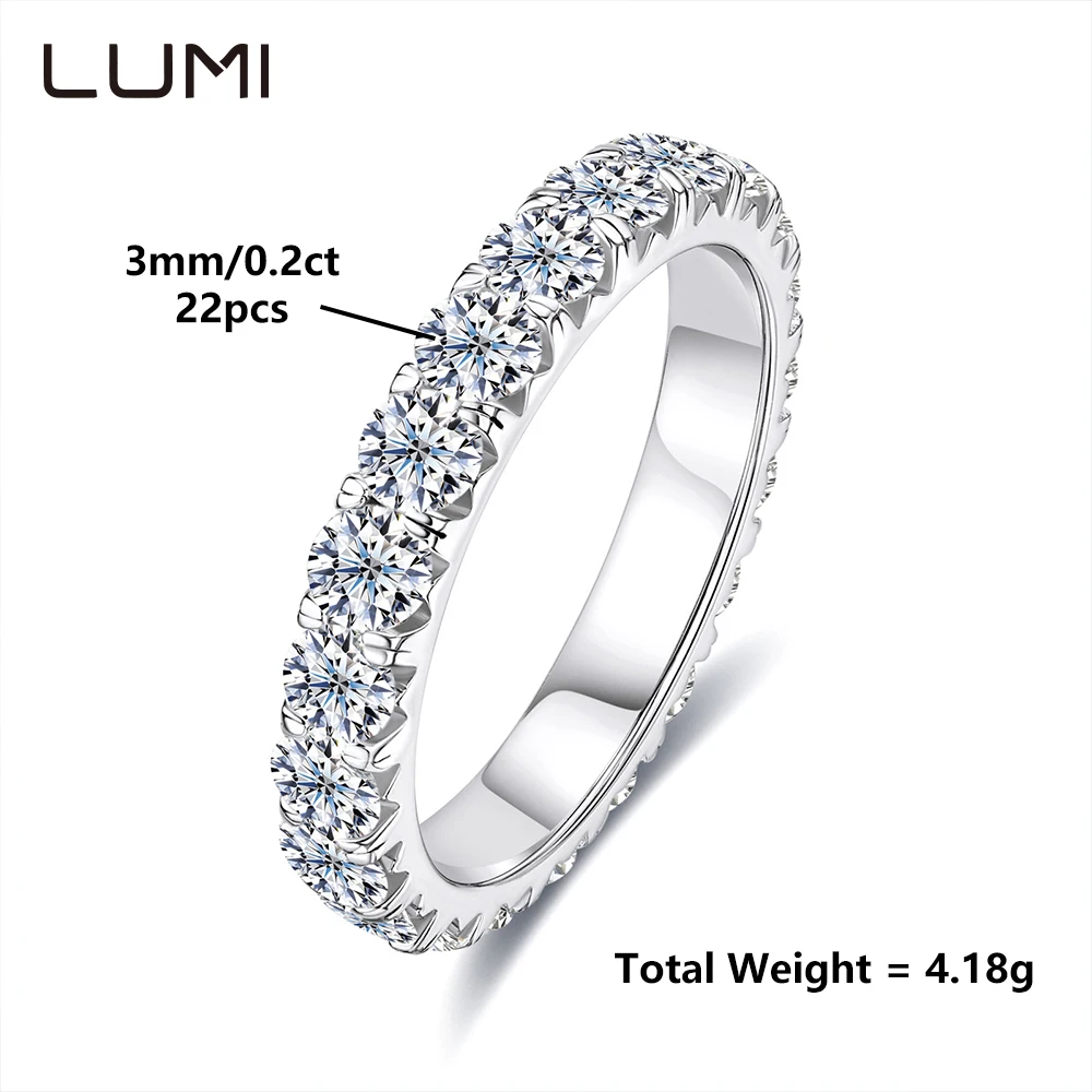 

2025 новый стиль, все вставки, 3 мм, женское кольцо с муассанитом, серебро S925, сверкающие ювелирные изделия, подарок на день рождения, годовщину