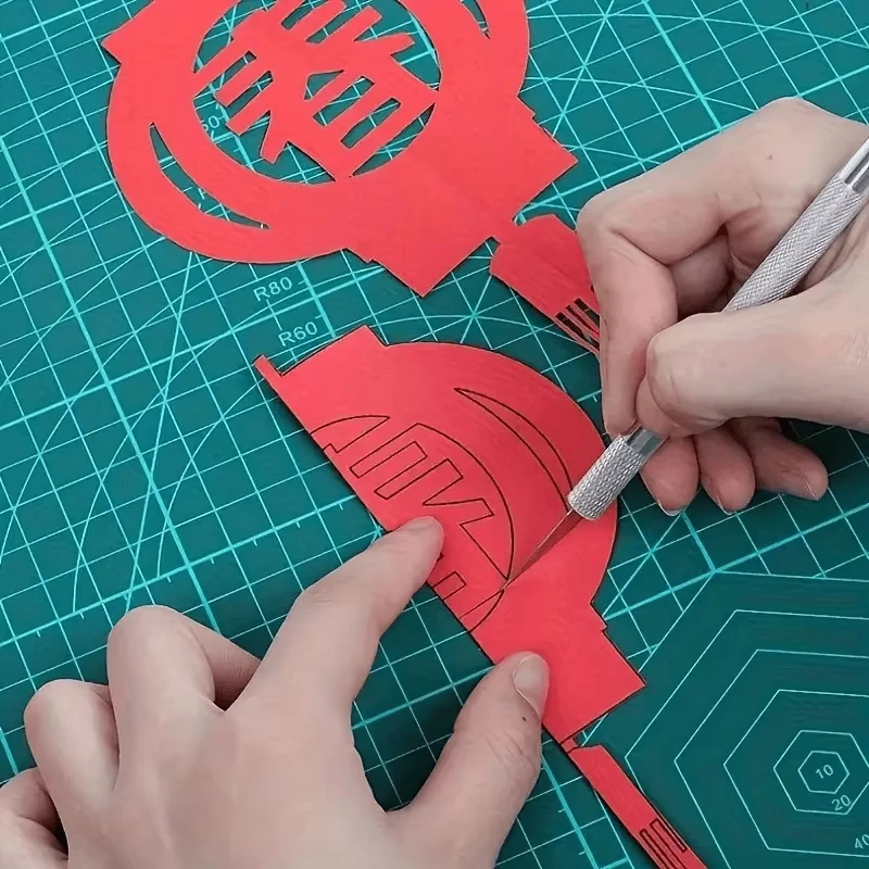 A3 PVC Cutting Mat Single Side for Patchwork Sewing DIY Knife Engraving Leather Workbench Pad - Manual Cutting Board