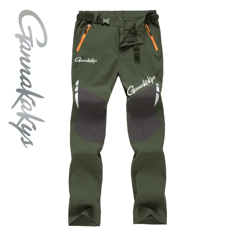 Imagem -04 - Calça Masculina de Montanhismo Fina ao ar Livre Impermeável Elástica Esportes de Secagem Rápida Pesca de Verão 2024