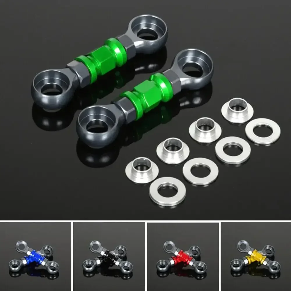 For Kawasaki KLX300R 2020-2023 KLX250 S/SF 2006-2023 KLX400R/SR 2003 2004 CNC Rear Adjustable Suspension Lowering Links