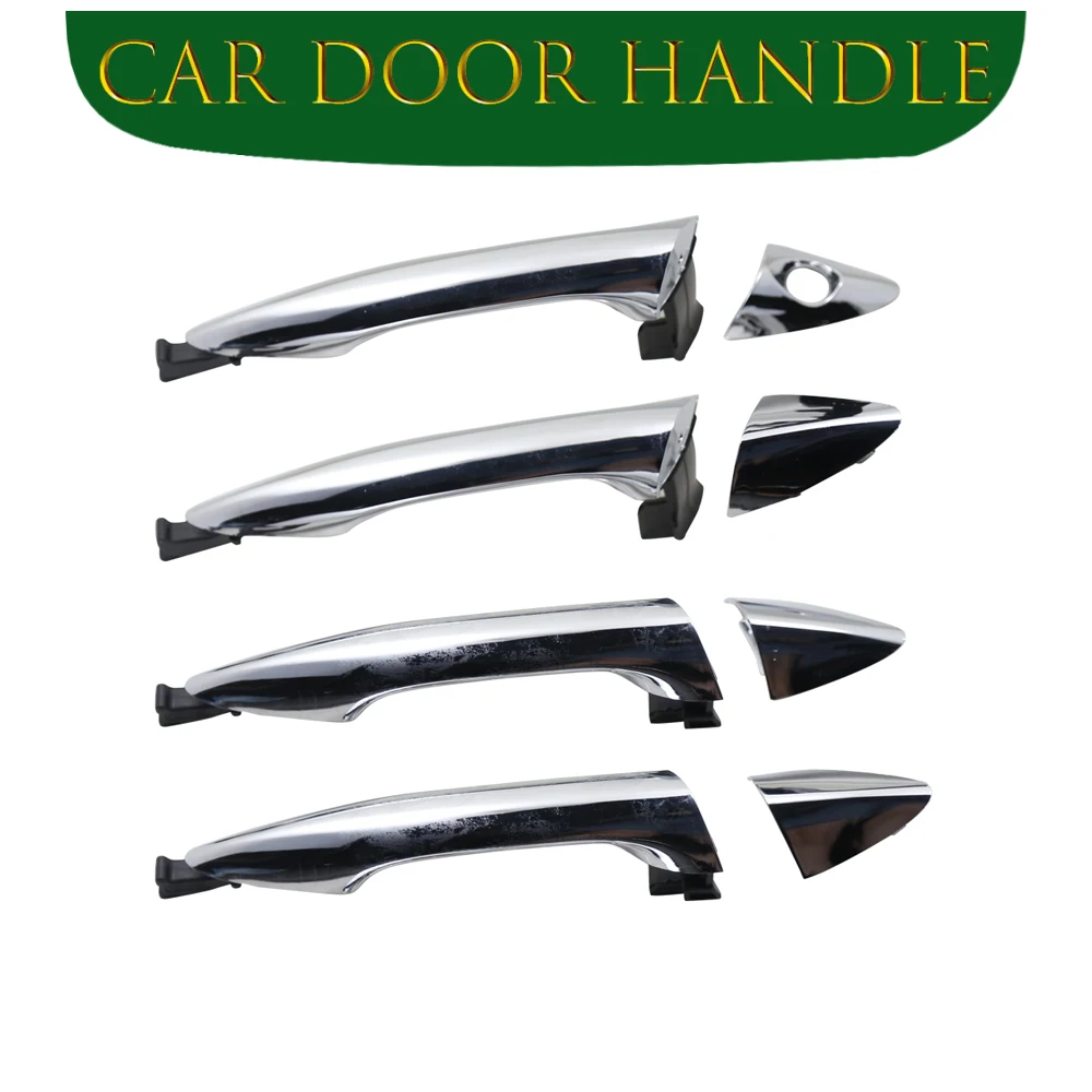 

CHROME EXTERIOR DOOR HANDLE FOR HYUNDAI ELANTRA 2011-2015 2011 2012 2013 2014 2015 COUPE 13- 82651-3X000 82661-3X000