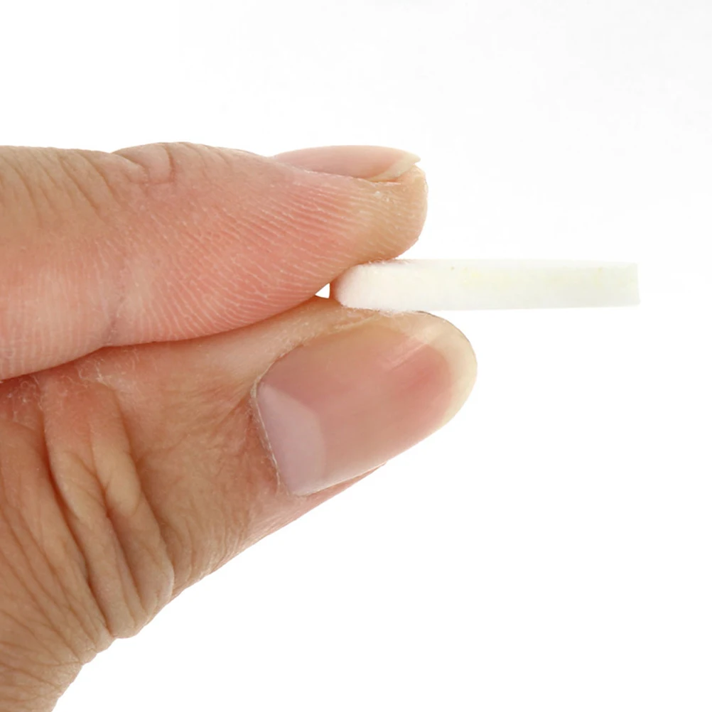 

200pcs Aromatherapy Diffuser Cotton Pads 30MM Round White Necklace Locket Household Refill Safe Material Non Fading Suitable