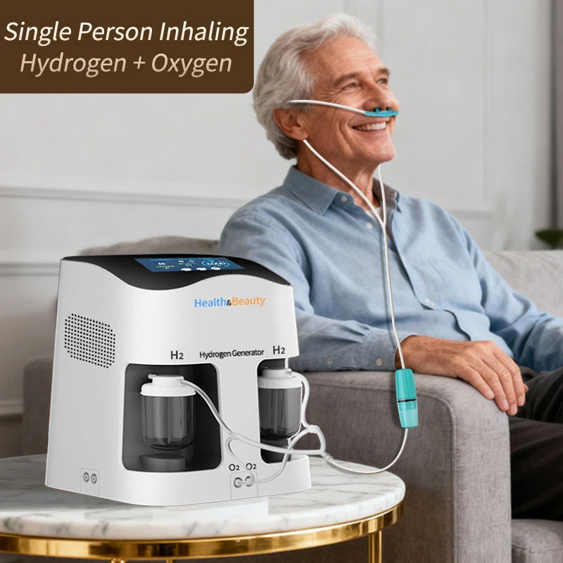 Macchina per inalazione di idrogeno da 3000 ml Uso domestico Generatore di ossigeno di idrogeno Ionizzatore d'acqua Macchina per la respirazione molecolare H2 al 99,99%