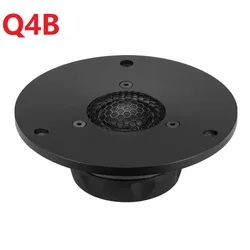 1 Pieces Original HiVi Q3/Q3B/Q4B 4'' Hi-end Home Audio DIY Black Fabric Dome Tweeter Speaker Driver 6ohm/15W RMS Panel=D116mm