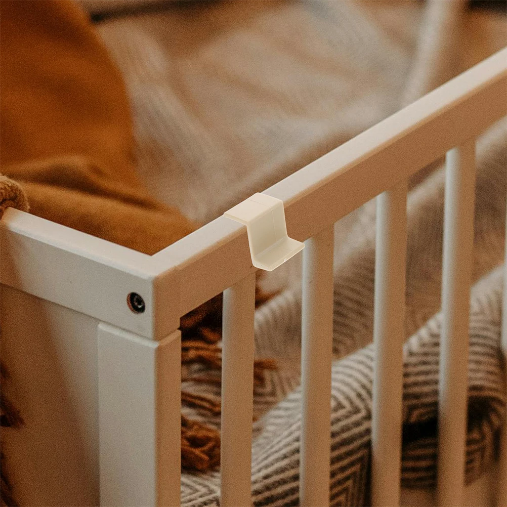 

20 Pcs Crib Accessories Baby Bed Frame Brackets Plastic Shelf Support Storage Board Hooks Wall Mounting Kit
