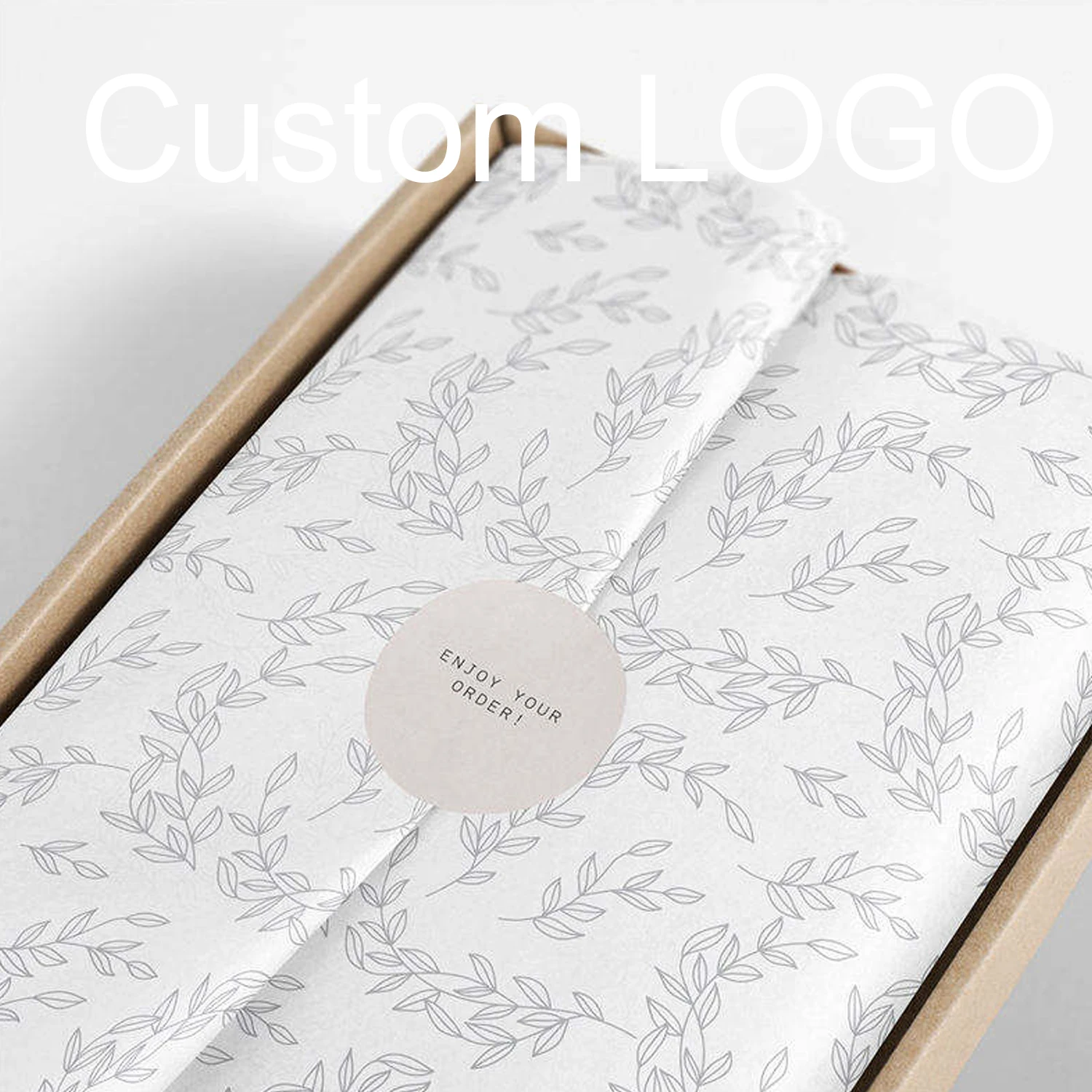 Custom printed logo gift wrapping tissue Wrapping Paper for Shoes Clothing Jeans Hoodies