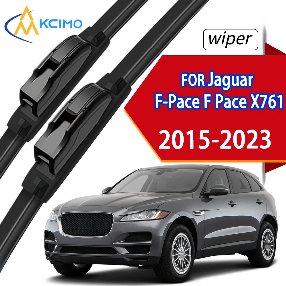 

Car Front Wiper Blades Fit Jaguar F-Pace 2015-2023, Anti-Aging Rubber Wipers Long Lasting Rubber Wipers