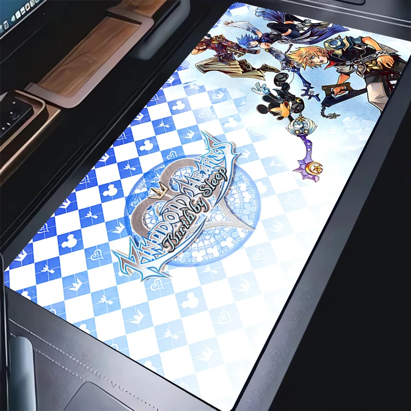 

Gaming Mouse Pad Computer Anime Soft Desk Mat K-kingdom H-hearts Table Keyboard Pad Laptop Rubber Non-slip Back Mousepad Cushion