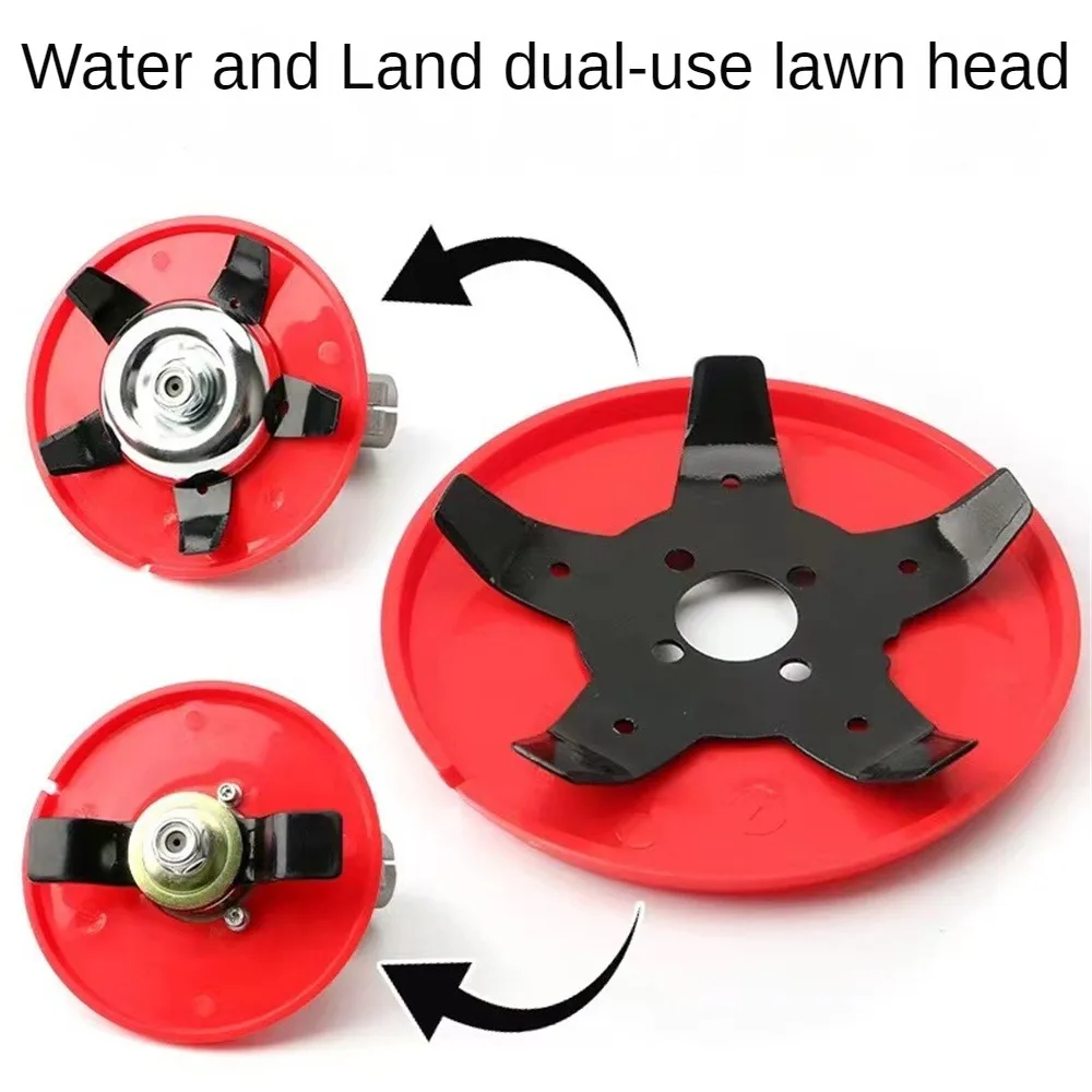 Garden Lawn Mower Blade Weed Cutter Blades Steel Hedge Multi-functional 5/2 Teeth Head Universal Tool Weeding Machine Mower Disc