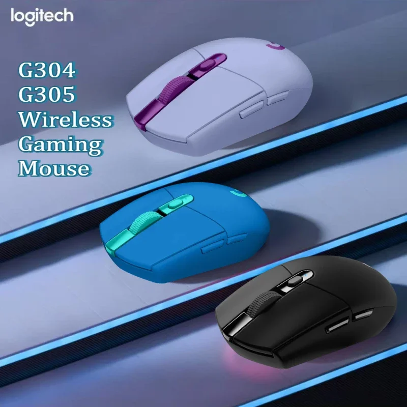 

Logitech G304/G305 Wireless Gaming Mouse -HERO 12000 DPI Sensor LIGHTSPEED 2.4G Tech 6 Programmable Buttons for PC/Laptop Gamers