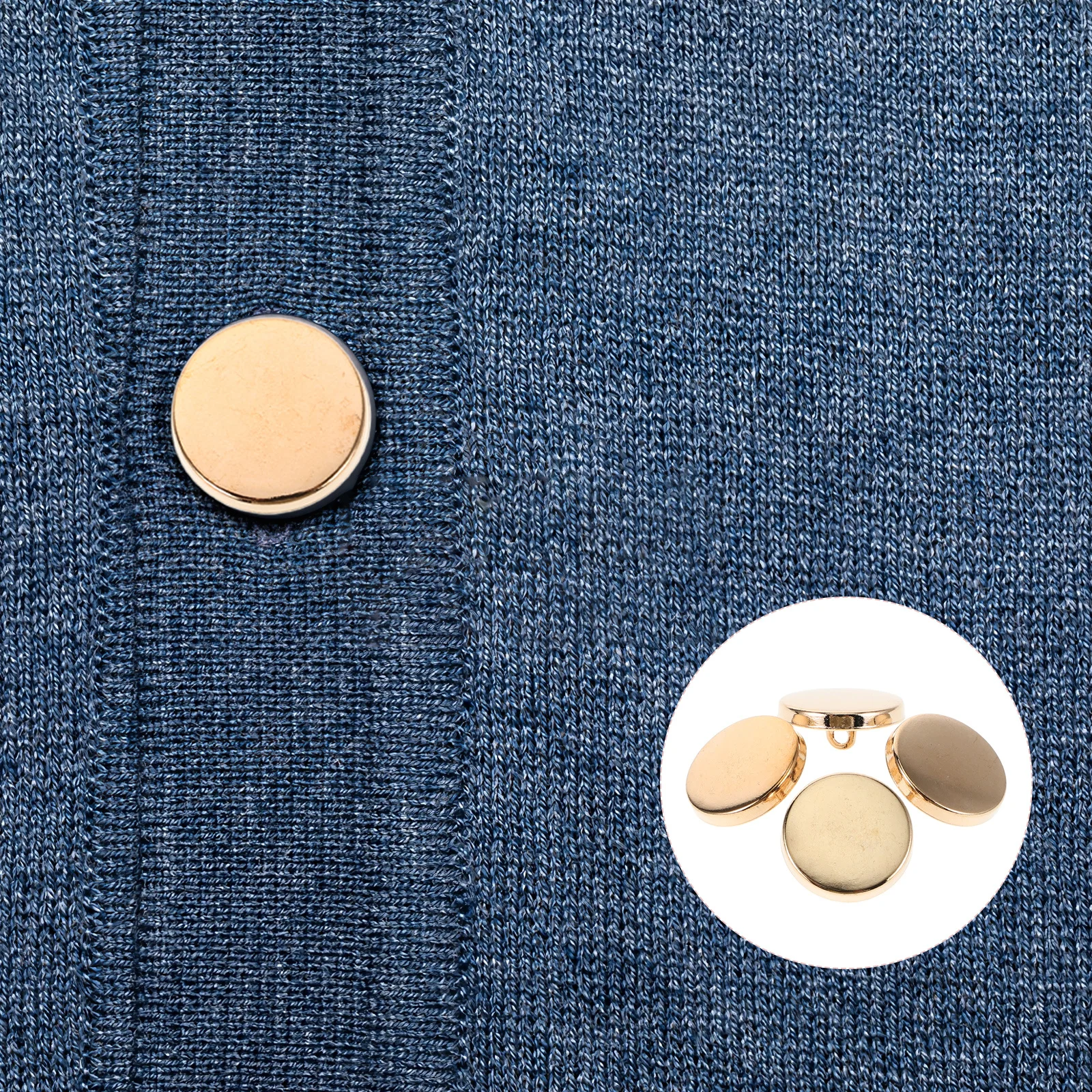 

30pcs Metal Buttons 18Mm Golden Alloy Coat Buttons For Sewing Diy Clothing Decor Costume Accessories Handicraft Tools