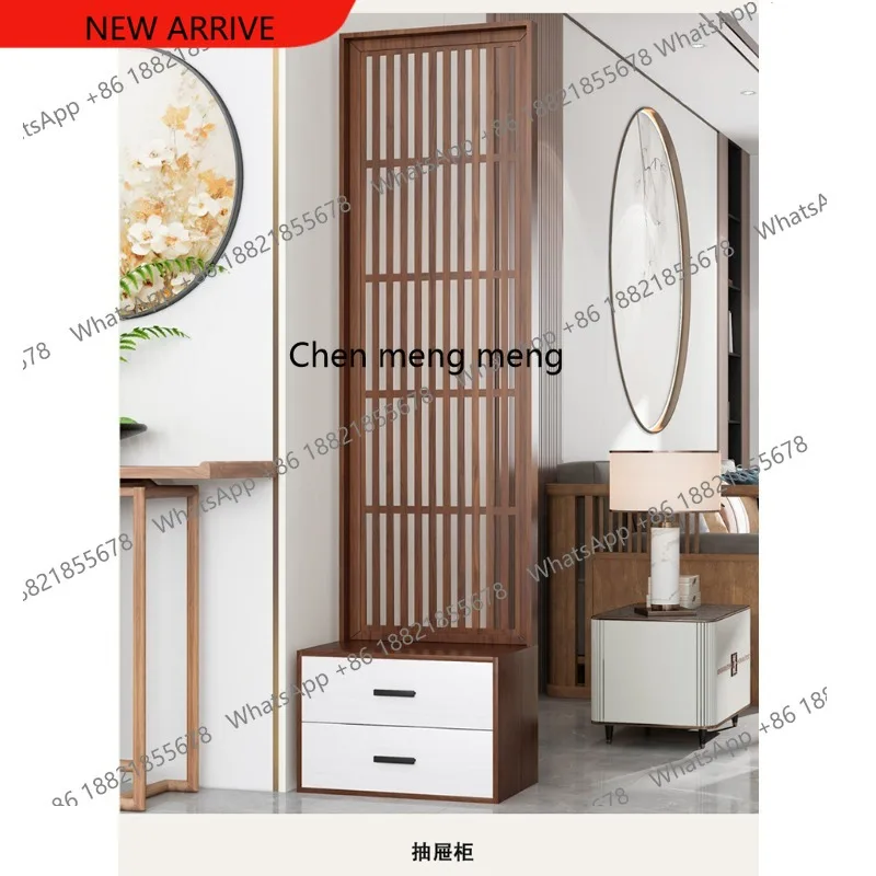 Multi-function screen partition living room entrance entrance shoe cabinet integrated simple modern decorative cabinet