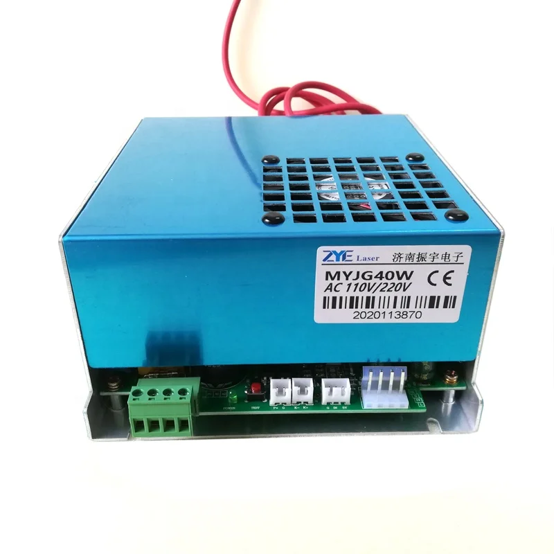 

Upgraded Version Co2 Power Supply MYJG40W for Stamp Engraving Machine