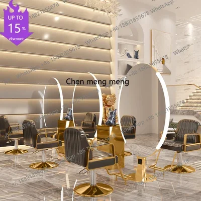 

11ZModern Style Classic Luxury Hair Salon Furniture Hairdresser Salon Mirror Station Styling Station for Barbershop