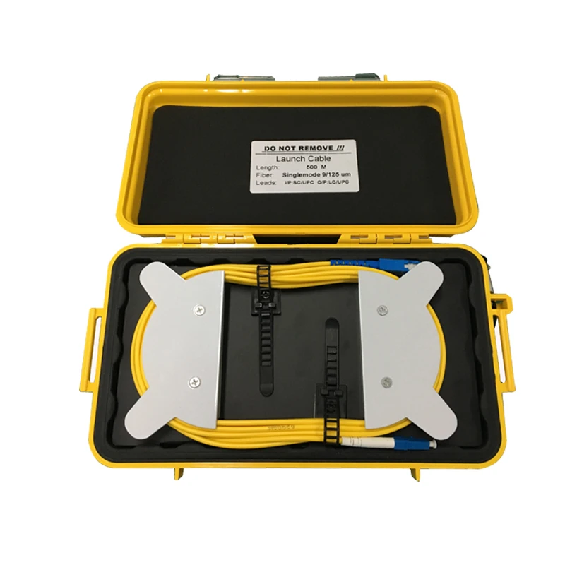 Dead Zone Eliminator Rings LC UPC OM3 500m Fiber Optic OTDR Launch Cable