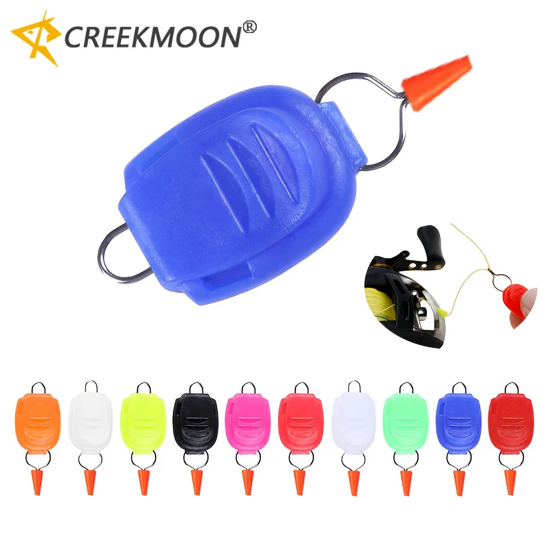 5/10/15pcs Updated Fishing Line Stopper Clip with Silicone Plug for Baitcasting Reel Spool Card Lines Device Tackle Accessories