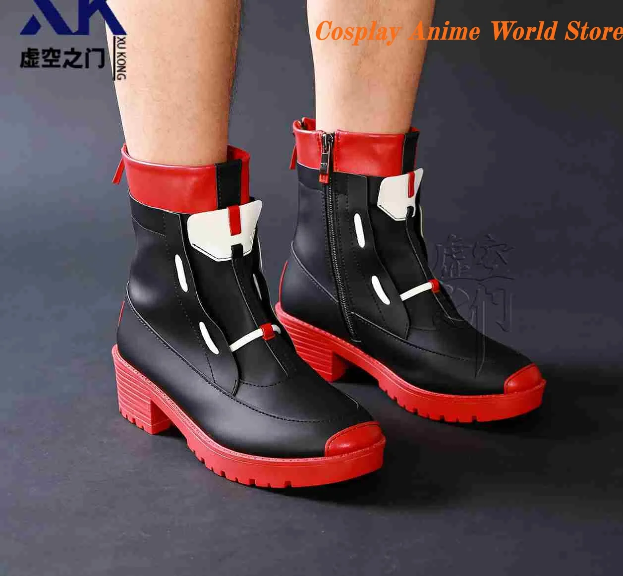 

In stock Arknights Exusiai the New Covenant Cosplay Shoes Props boots Anime Game Halloween Women Role Play Shoes