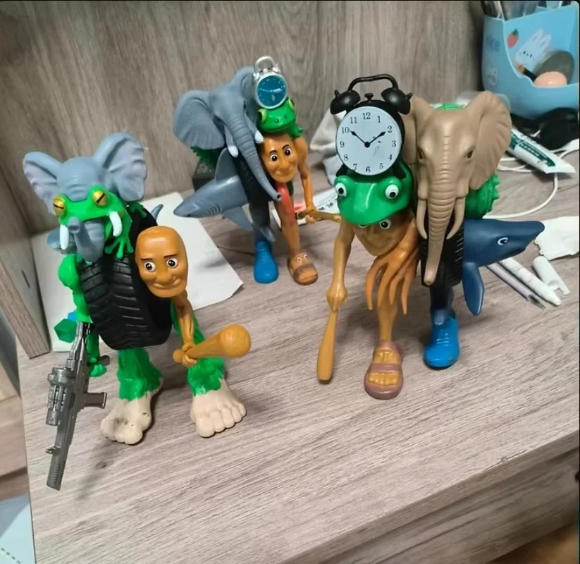 Shan Hai Jing God Beast Vollfiguren-Sammel-Actionfiguren – handgefertigtes, abnehmbares, zusammengebautes Spielzeug für Enthusiasten