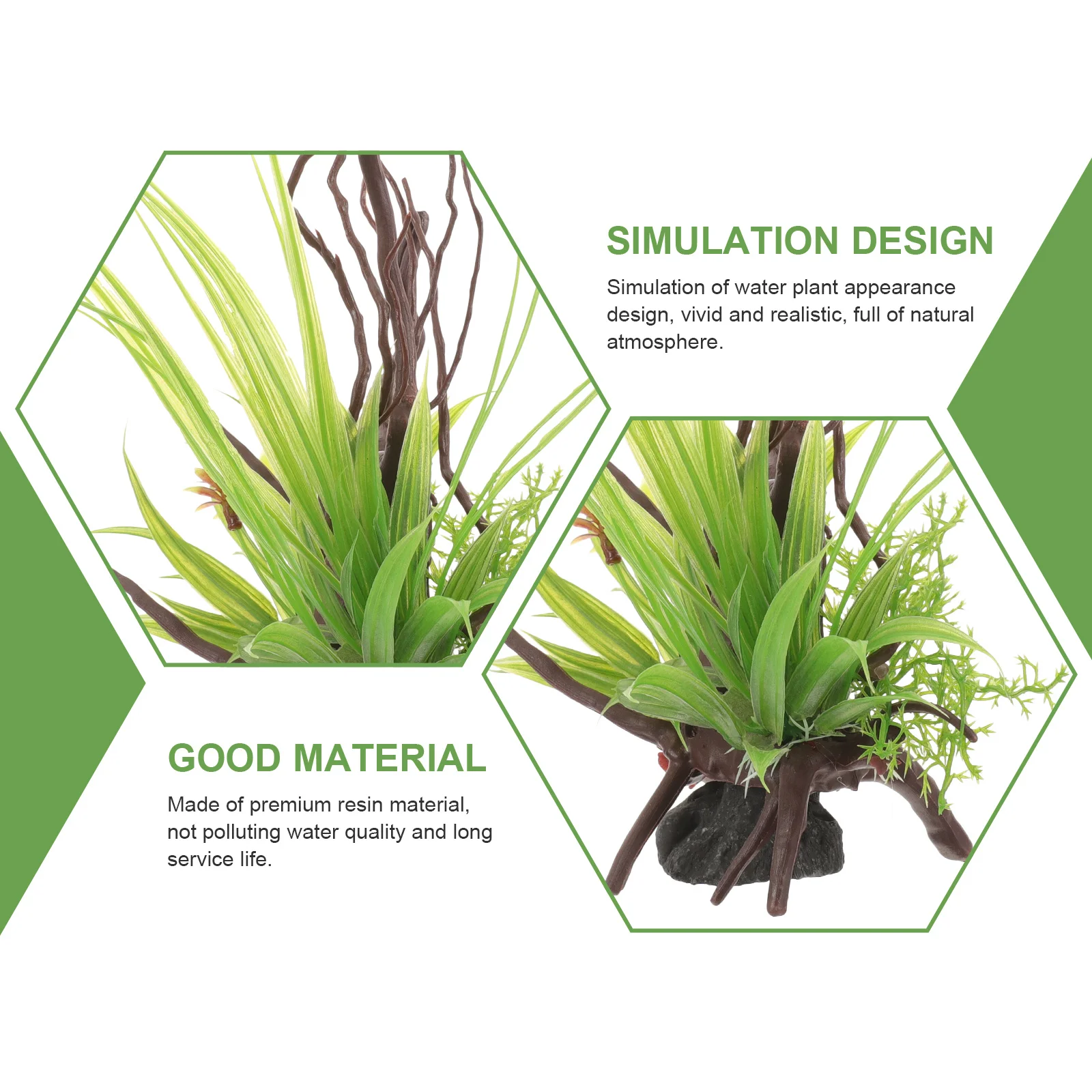 

Realistic Resin Fake Plant For Fish Tank Aquarium Decor Simulation Twig Landscape Accessories Plants For Fish Tank