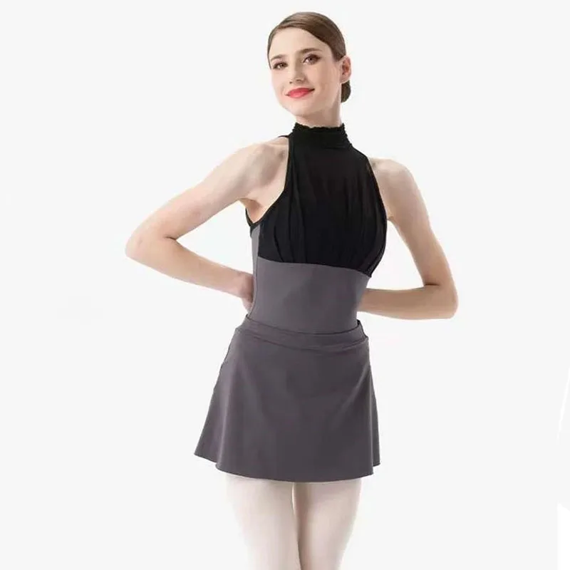 Neue Spitze Stehkragen Ballett Trikots für Frauen Gymnastik Overall Ballerina tanzen Bodysuit Bade bekleidung Erwachsenen Ballett Dance wea