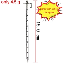 New Invention Tent Peg 5.9inch 15.0cm 5.0g/pc  ultralight carbon fiber titanium alloy composite material tent nail tent stake