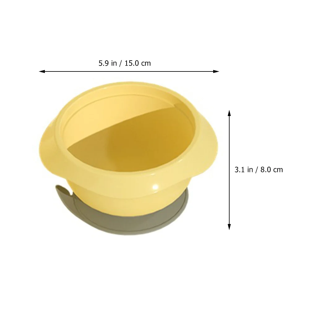 

Портативная детская миска на присоске, предотвращающая утечку, практичная изоляционная посуда, легко моющаяся, съемная дизайнерская миска на присоске