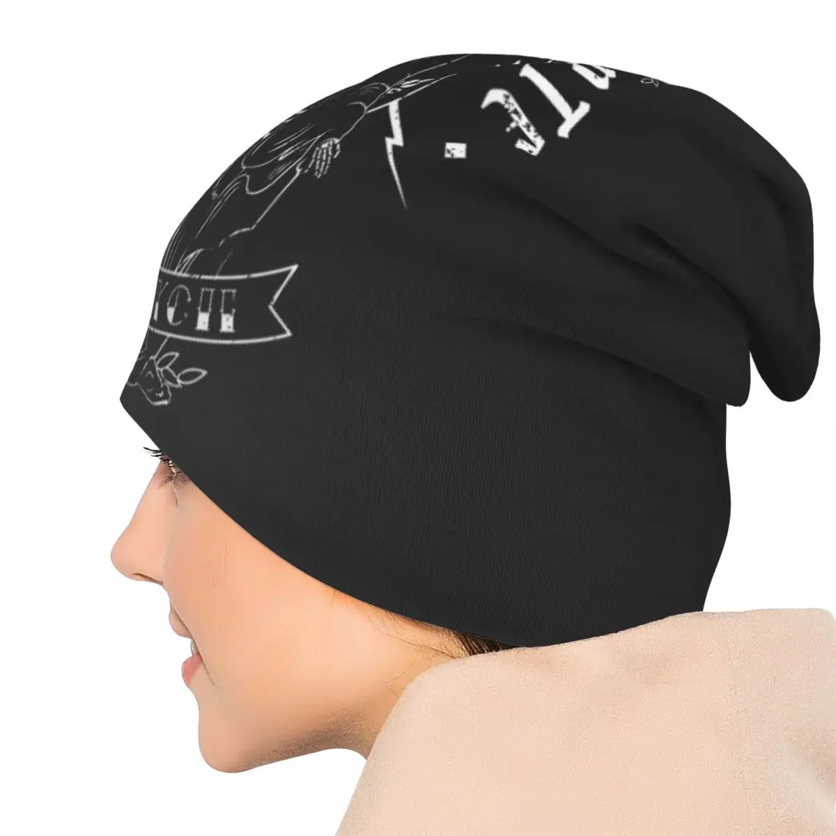 La Santa Muerte Thin Skullies Beanies Outdoor Caps For Men Women Sons Of Anarchy TV Ski Caps Bonnet Hats