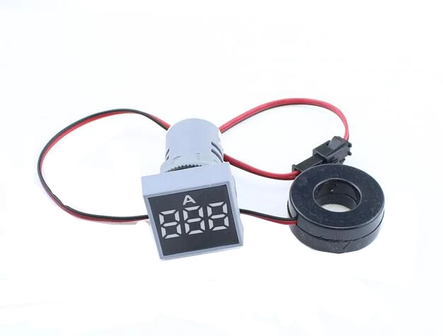 LED電圧計,デジタル電圧計,LEDインジケーター,22mm,0-100a