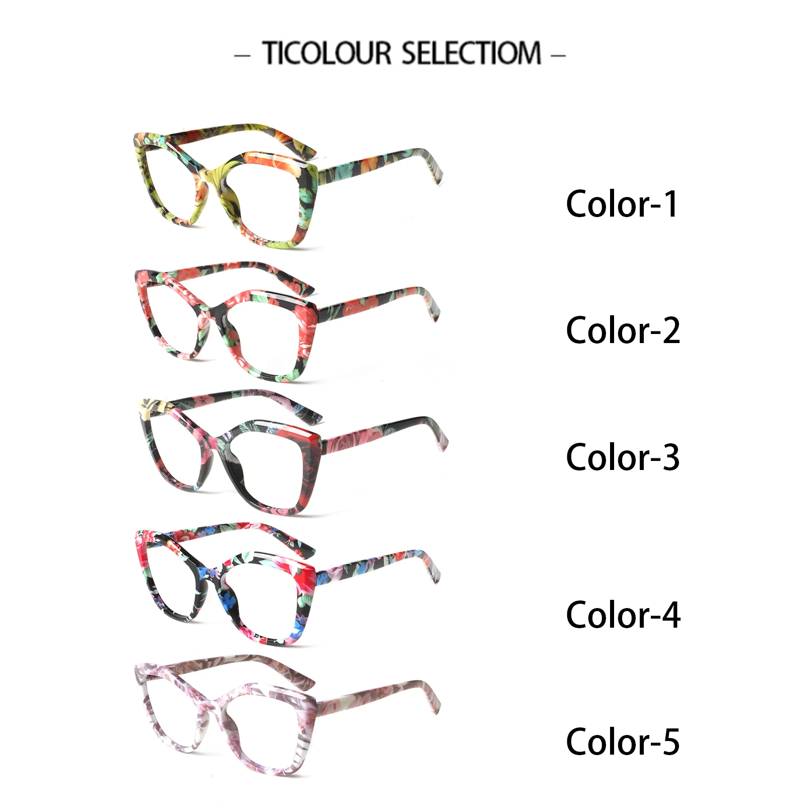 نظارات القراءة Turezing تصميم عالي الجودة نظارات طبية لقارئ المفصلي الربيعي مع طباعة نمط