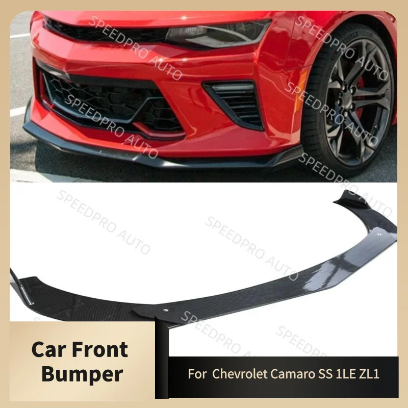 

Для Camaro SS 1LE ZL1 автомобильный передний бампер, автодиффузор, разветвители, крышка, спойлер, комплект кузова, внешние детали, черный