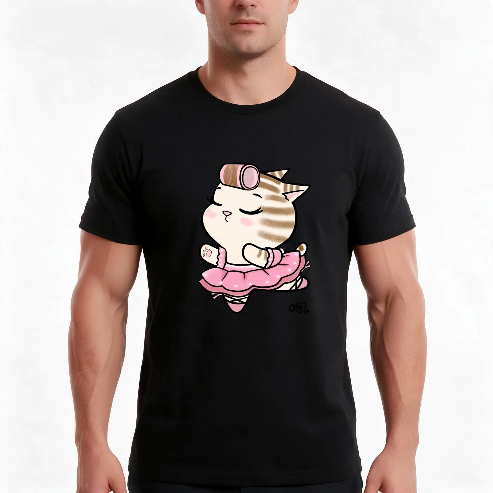 Pink Tutu Ballet Camellia! (Kids/Toddler Ver.) T-Shirt, Summer Casual Cotton Tee, Oversized Streetwear Tops, Unisex Men Women