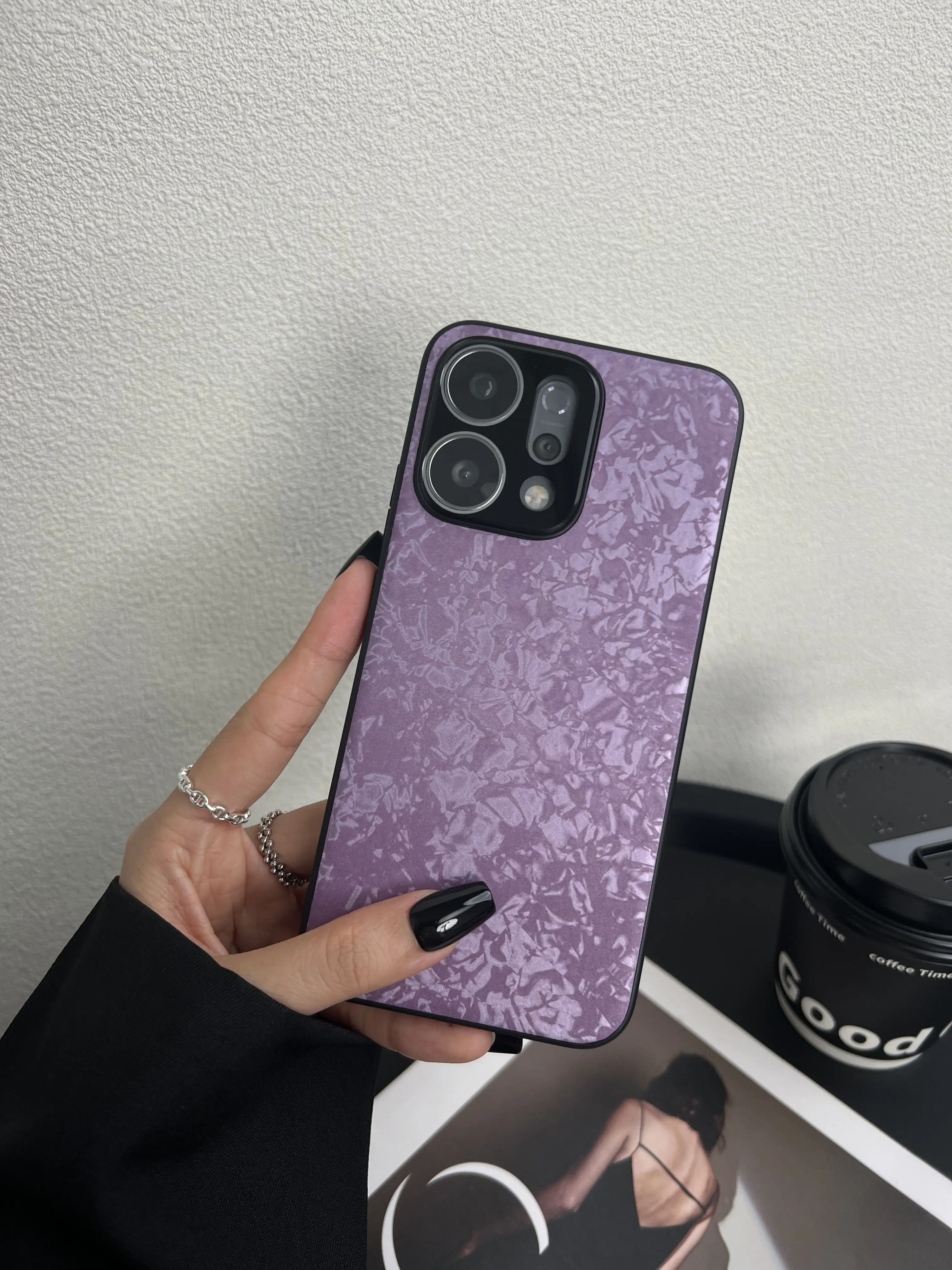

Для OPPO Reno14 Pro Case Новый объектив с полным покрытием, однотонный кожаный матовый ультратонкий мягкий чехол премиум-класса для OPPO Reno14