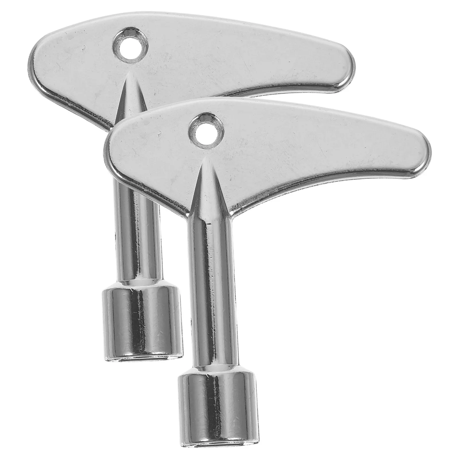 2Pcs Elevator Key Universal Utility Radiator Valve Wrench Durable Easy Use Professional Practical Elevator Key