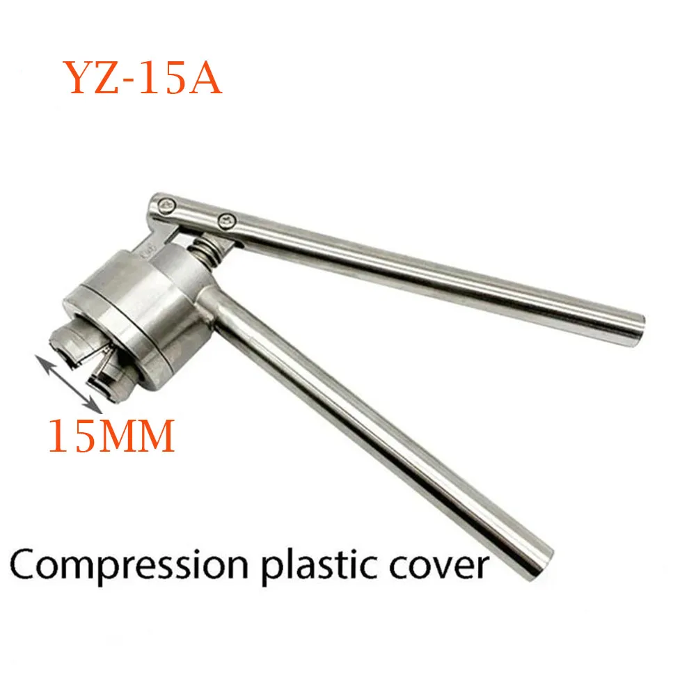 Manuelle Vial Capper Crimper 20mm Kunststoff Flip Off Cap Hand Abdichtung Maschine Crimpen Werkzeug Flasche Capping Capper Edelstahl
