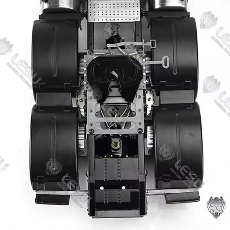 

Металлический подвижный пятый колесный прицеп LESU RC 1/14 M-7004-A для радиоуправляемых тягачей Tamiya 1/14, запчасти и аксессуары для радиоуправляемых моделей