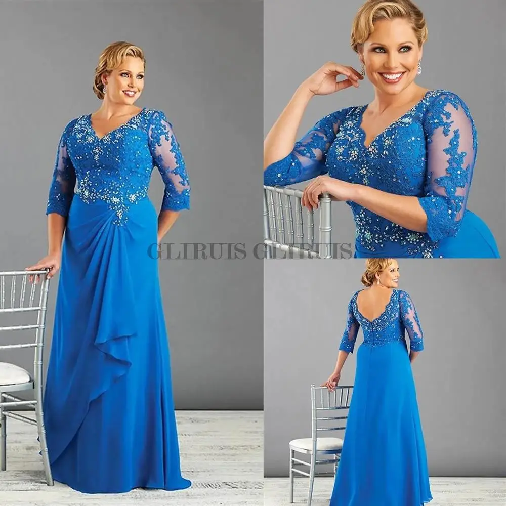 

A Line Mother Of Bride Dresses Handmade Flower Tulle Applique Vertically V Neck 2025 Summer for Marriage Gowns Customized
