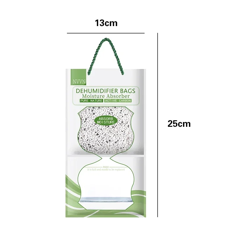 6/12Pcs Moisture Absorption Anti-mold Desiccant Bag Household Hanging Moisture Absorbent Bag Closet Wardrobe Dehumidifier