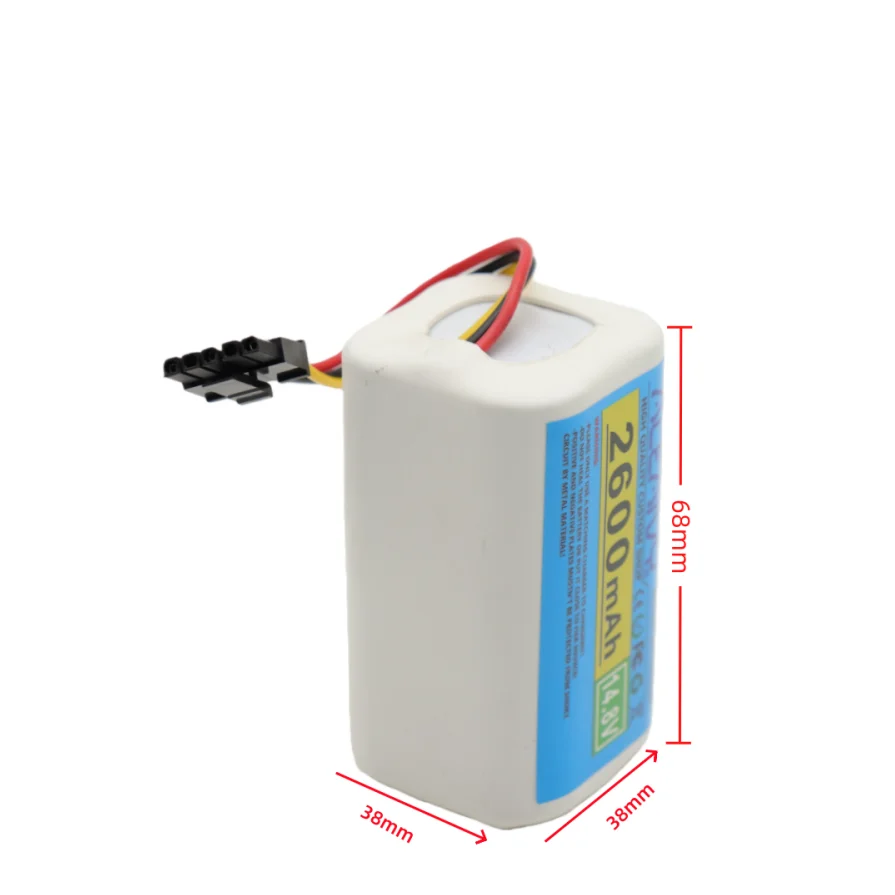 14.4V Replacement Battery for Xiaomi Robot Vacuum Mop 2 Lite 2600mAh Li-ion 4S1P N011 MJSTL E10 E12 B11