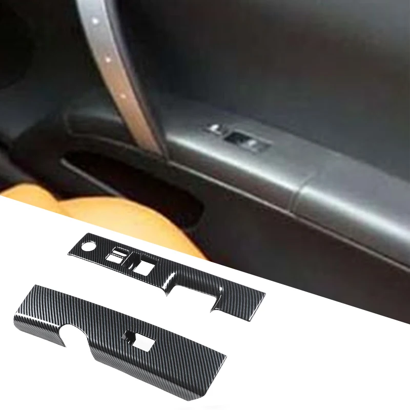 

For Nissan 350Z 2003-2006 ABS Car Inner Door Glass Lifting Panel Decoration Cover Trim Sticker Auto Accessories