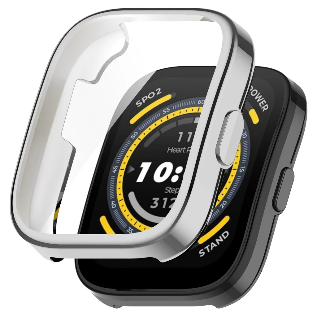 Чехол из ТПУ для Huami Amazfit Bip5 Bip3 Pro Bip 5 3 Pro, мягкая гальваническая защитная рамка для экрана часов, полное покрытие