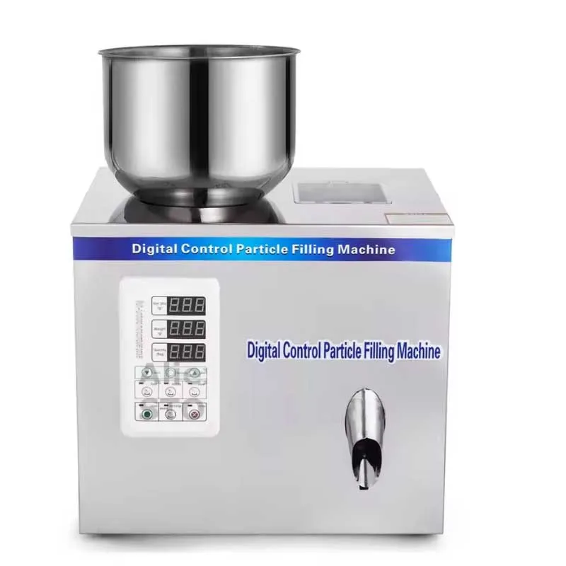 

1-50g Automatic Dry powder Dispenser Filling Machine Spice Bottle Particle Weighing Packing Machine Food Seeds