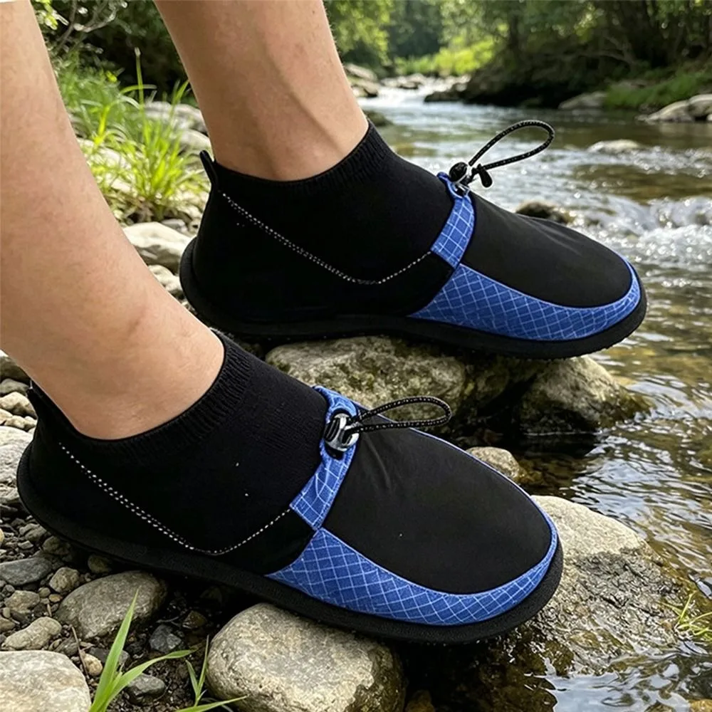 Adjustable Foldable Water Slippers Quick Dry Non Slip Outdoor Wading Shoes Ultra Light Portable River-tracing Wading Shoes Beach